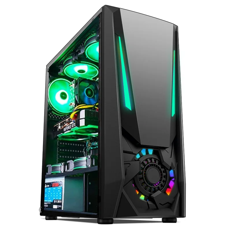 New Design Gaming PC High trend Configuration I7 I9 E5-2650 cpu with 16G  Brand for Personal Use DIY Assembly Desktop PC gamer