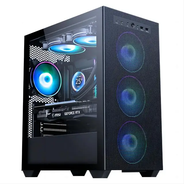 New Design Gaming PC High trend Configuration I7 I9 E5-2650 cpu with 16G  Brand for Personal Use DIY Assembly Desktop PC gamer