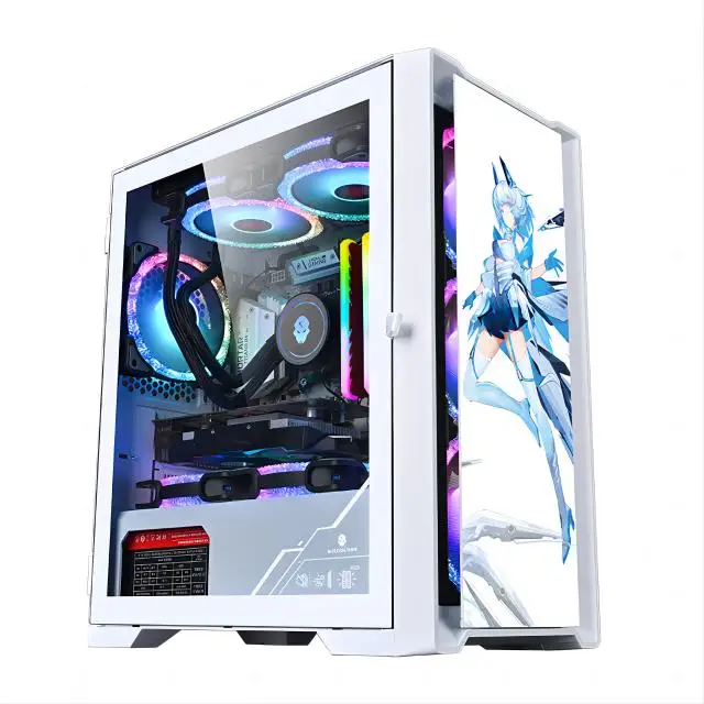 New Design Gaming PC High trend Configuration I7 I9 E5-2650 cpu with 16G  Brand for Personal Use DIY Assembly Desktop PC gamer