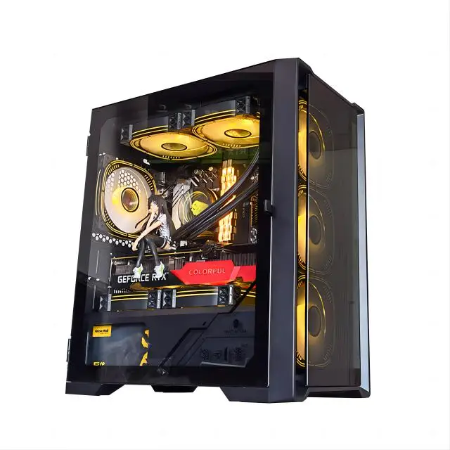 New Design Gaming PC High trend Configuration I7 I9 E5-2650 cpu with 16G  Brand for Personal Use DIY Assembly Desktop PC gamer