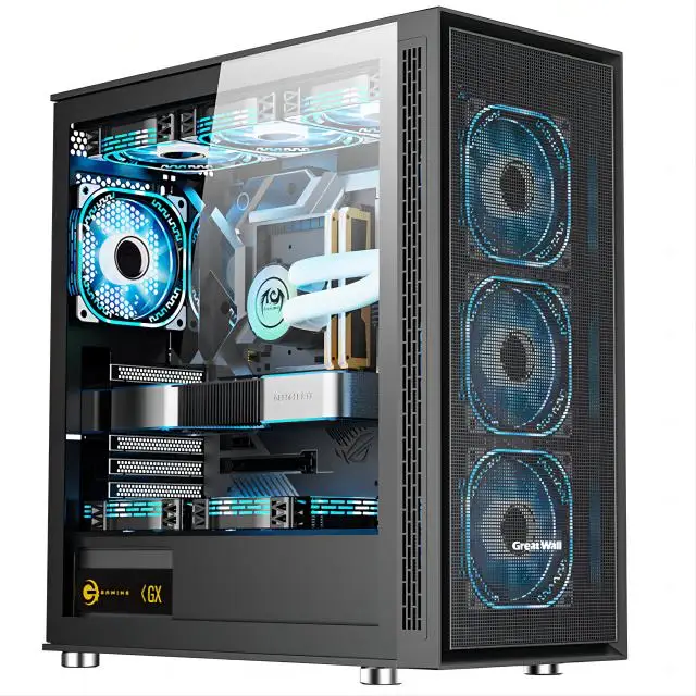 New Design Gaming PC High trend Configuration I7 I9 E5-2650 cpu with 16G  Brand for Personal Use DIY Assembly Desktop PC gamer