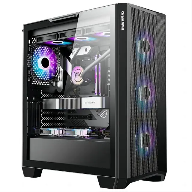 New Design Gaming PC High trend Configuration I7 I9 E5-2650 cpu with 16G  Brand for Personal Use DIY Assembly Desktop PC gamer