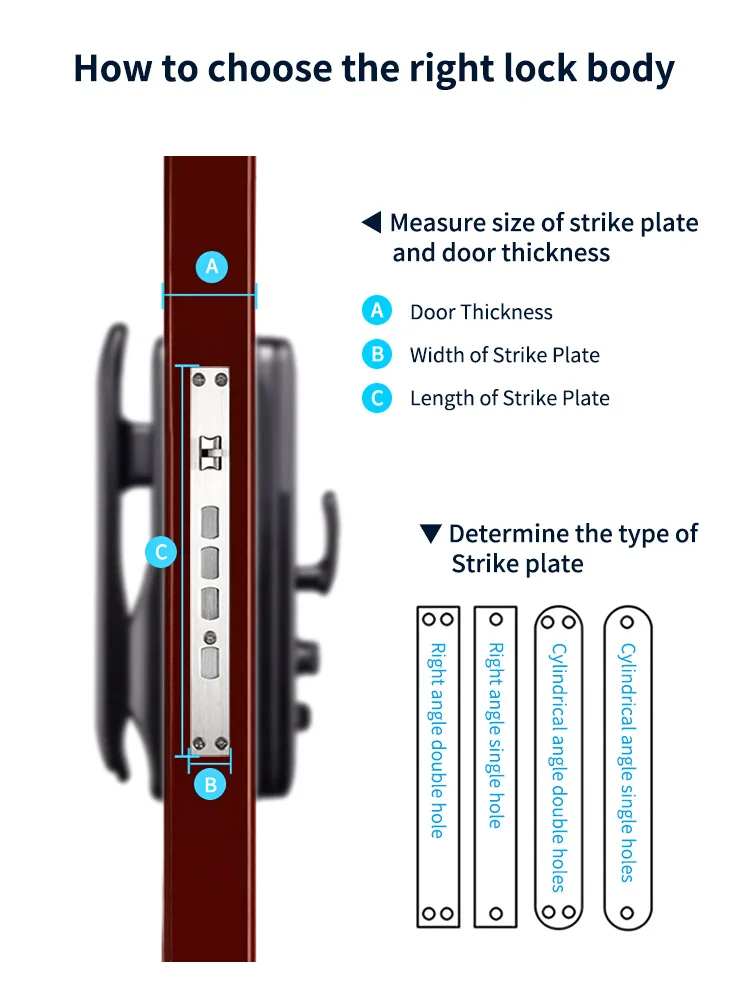 Tuya App Face Recognition Smart Door Lock Digital Door Lock With Remote Monitoring Function Electronic Lock Fingerprint Lock